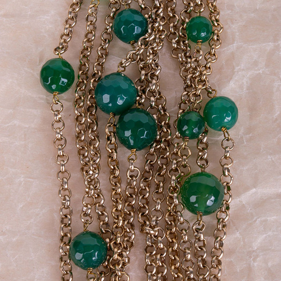 ROSANTICA MILANO DARK GREEN EVENING NECKLACE | WOMENS - Picture 4 of 8